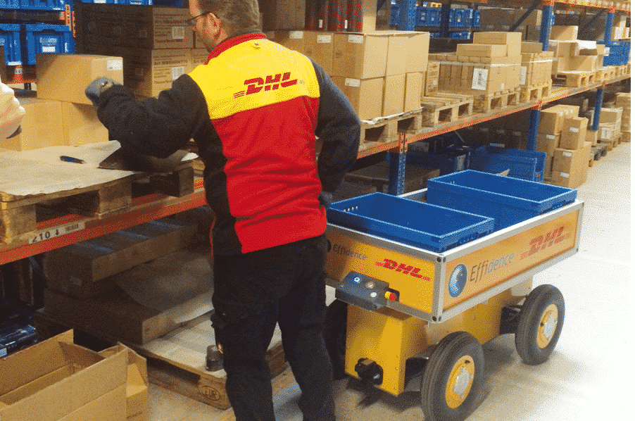 Dhl setzt roboter als besten begleiter des kommissionierers ein