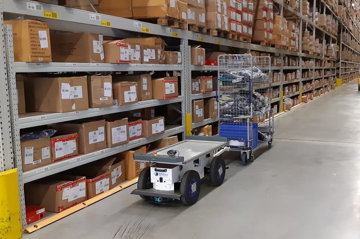 Rhenus logistics utiliza effibot como solución de transporte de rollos