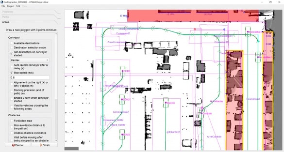 Mapeditor : outil de configuration et d'installation d'EffiBOT dans son environnement.