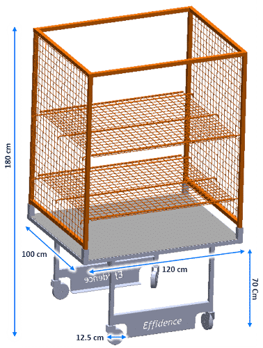 3D-Cart gripped trolley