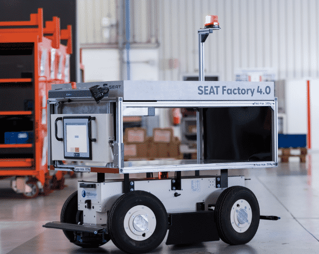 SEAT S.A. integra los robots móviles autónomos EffiBOT en la planta de Martorell