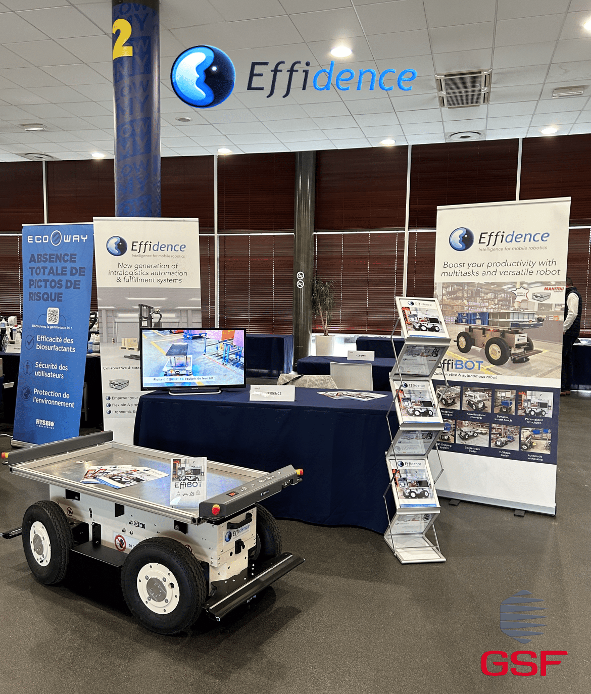 EffiBOT at the Marcel Michelin stadium for the GSF trade fair!