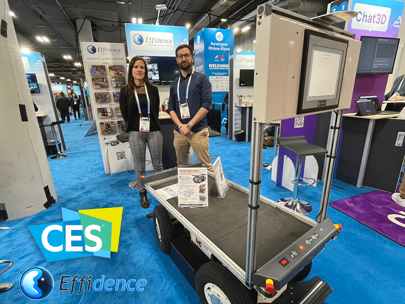  CES Las Vegas 2024 ! - EFFIDENCE ROBOTICS Illustration 