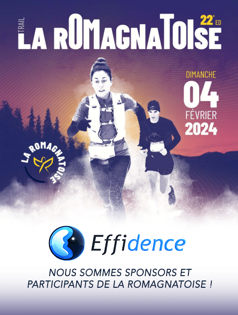 Effidence fait partie des sponsors de la course Romagnatoise qui aura lieu le Dimanche 4 février prochain.
Pour participer au dynamisme local de sa ville d'implantation, l'équipe va également participer à la course et l'EffiBOT sera chargé de remettre les prix aux coureurs du 50 km.