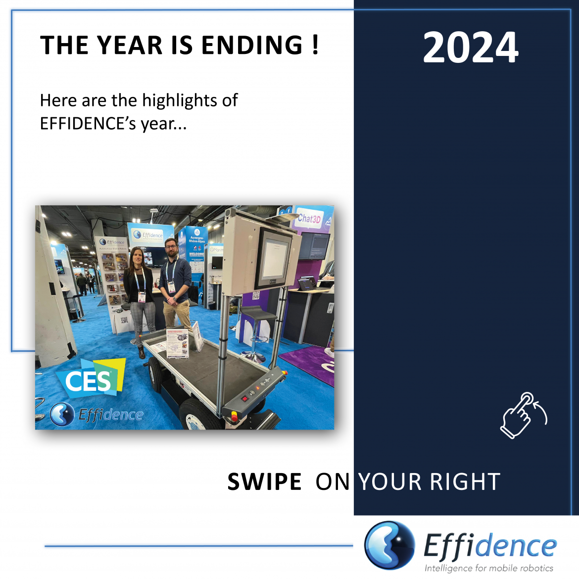 Hier ein Rückblick auf die Höhepunkte des Jahres 2024 von Effidence.
